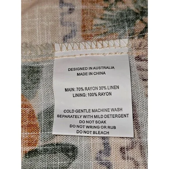 Paper Heart Anthropologie Wo's Strappy Stamp Floral Postcard Maxi Dress SzS 2803 - Picture 8 of 14